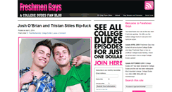 Desktop Screenshot of freshmengays.com