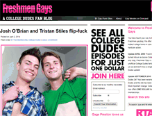 Tablet Screenshot of freshmengays.com